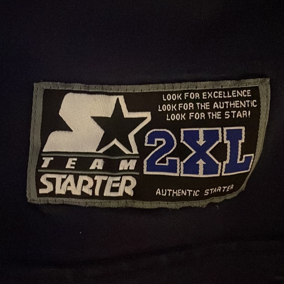 Starter Navy Michigan Wolverines T-Shirt - Picture 4 of 4